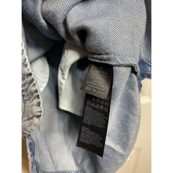 All Saints Dresses All Saints Adela Chambray Off Shoulder Dress Womens XS - Picture 12 of 12